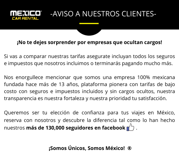 Mexico Car Rental Renta de Autos y Renta de